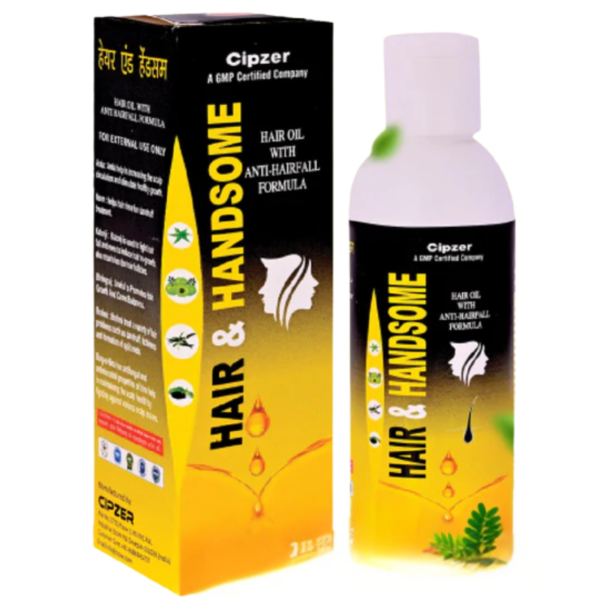 Cipzer Hair & Handsome Oil - Distacart