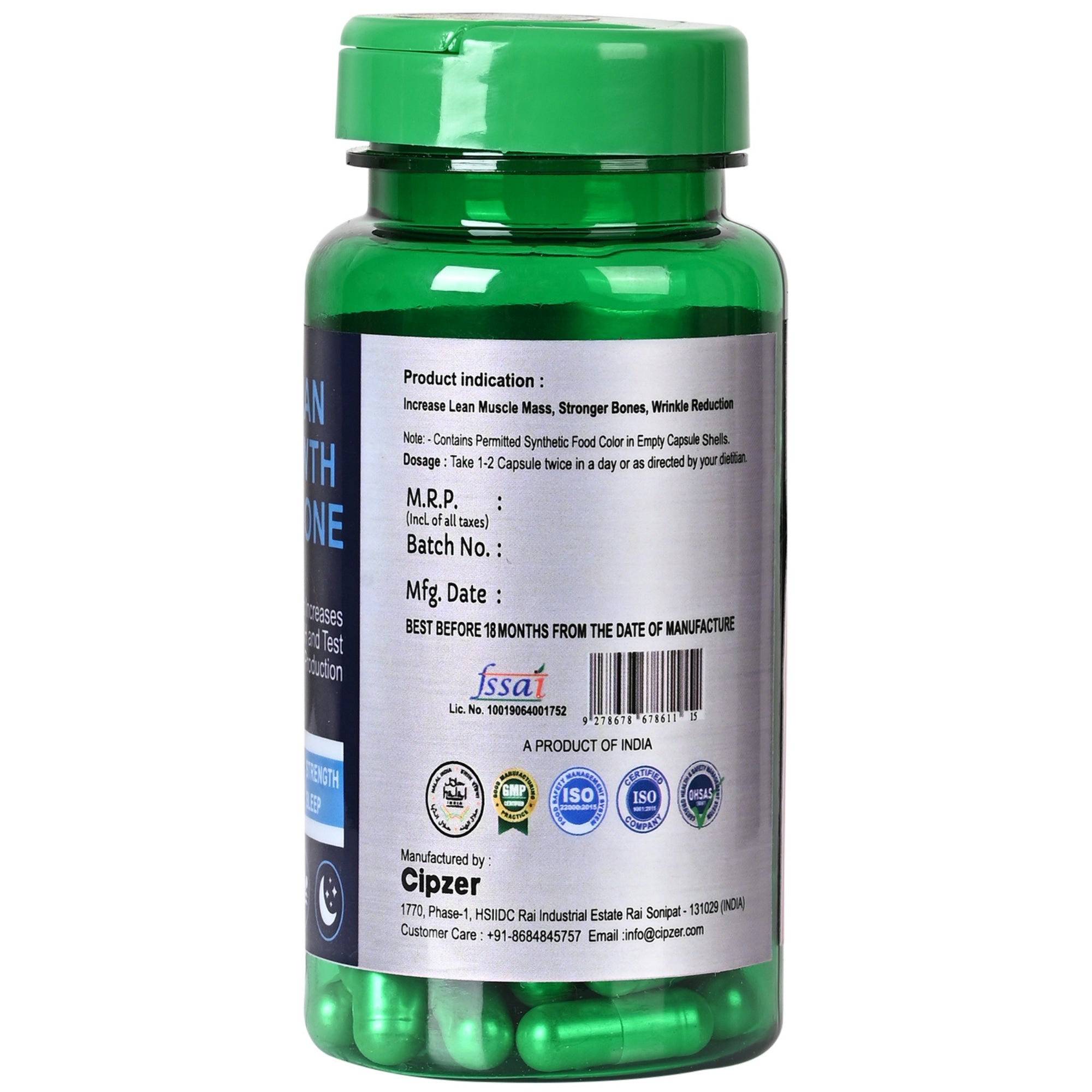 Cipzer Human Growth Harmone Capsules