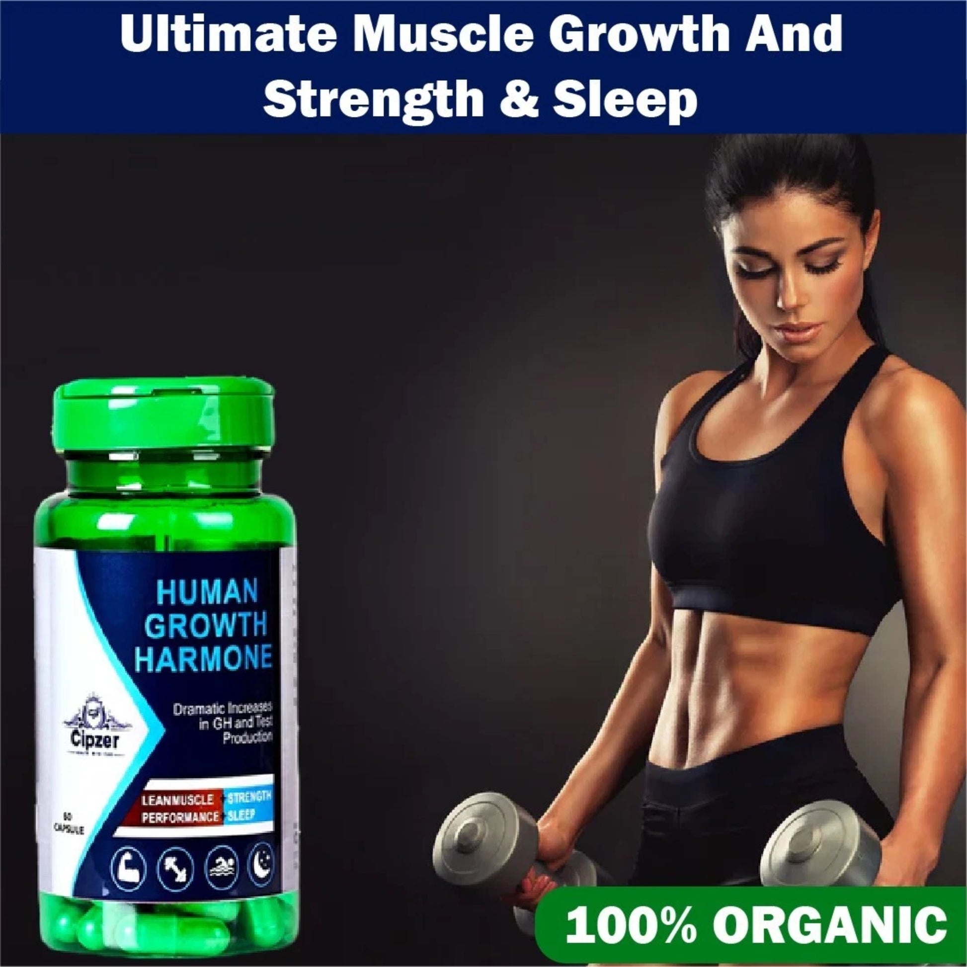 Cipzer Human Growth Harmone Capsules - Distacart