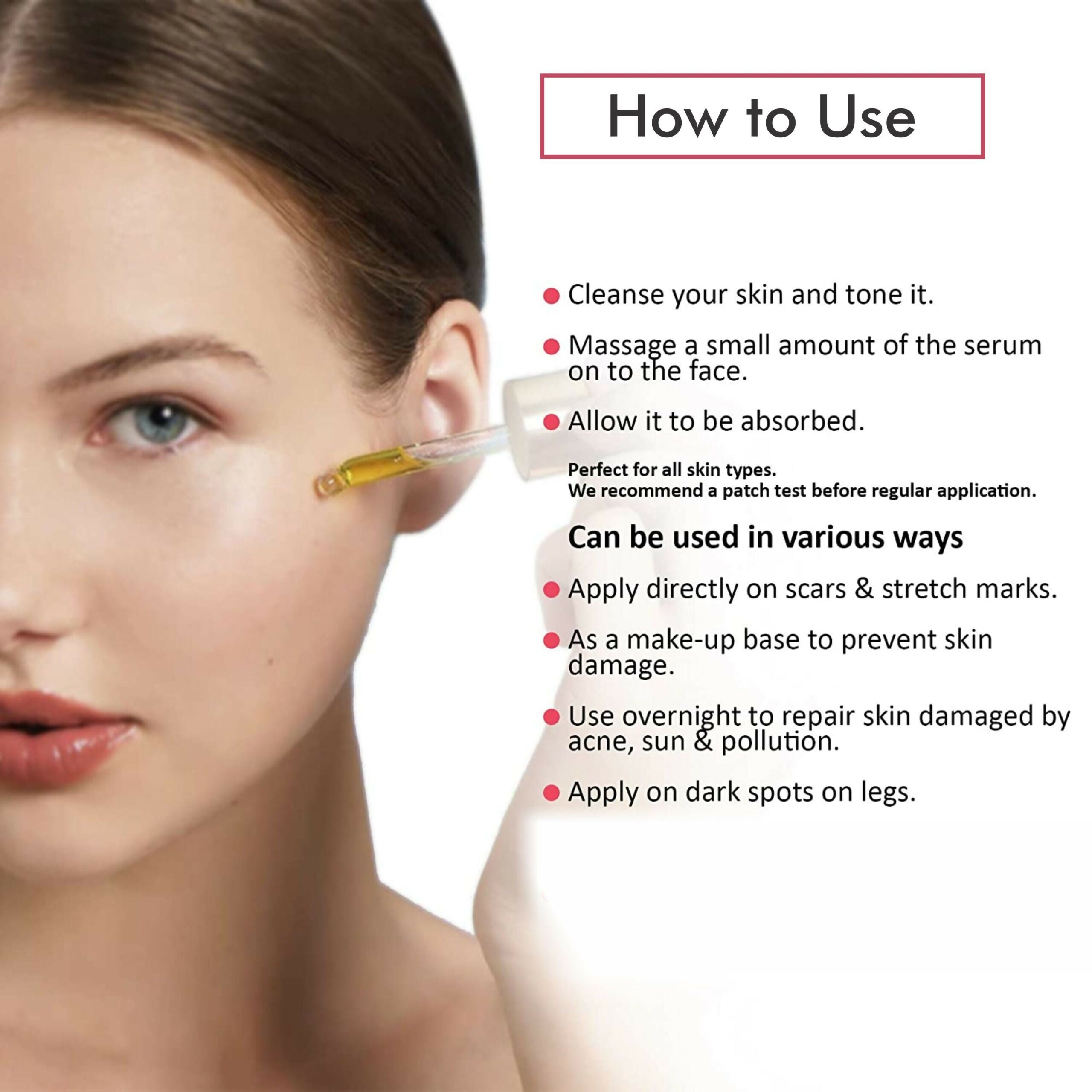 Dravida Organics Rose Hip Radiant Glow Face Serum for Men & Women - Dista