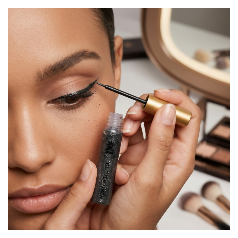BOBI Glitter Eyeliner Black - Dista
