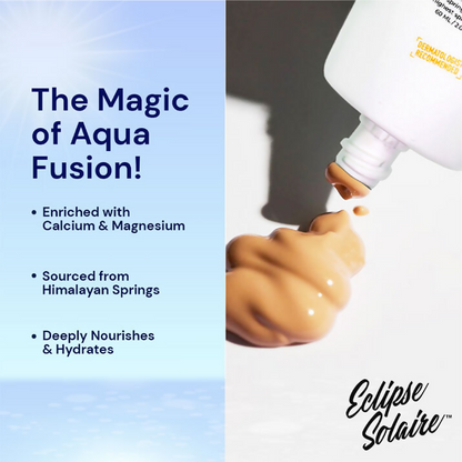 Eclipse Solaire Aqua Fusion Sunscreen - 5X Protection With SPF 50 PA+++ - Distacart