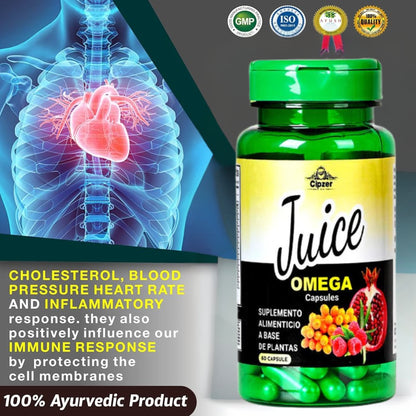 Cipzer Juice Omega Capsules - Distacart