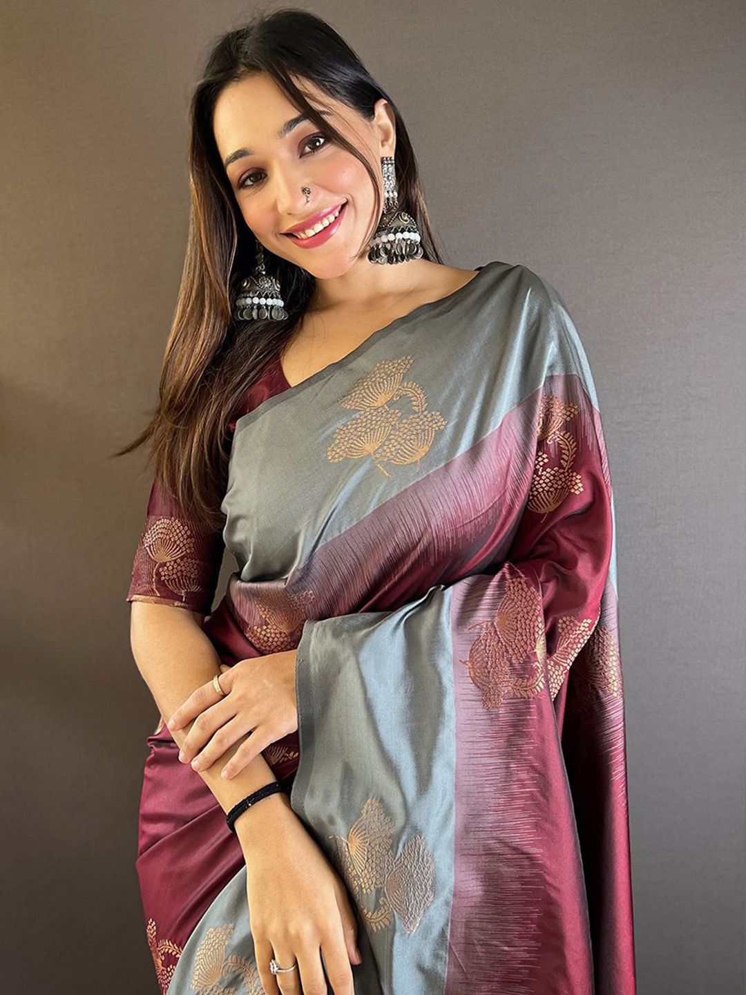 Mitera Woven Design Zari Saree