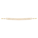 Thumbnail for Nuyug 22K Gold Plated Kundan Refined Sleek Matha Patti