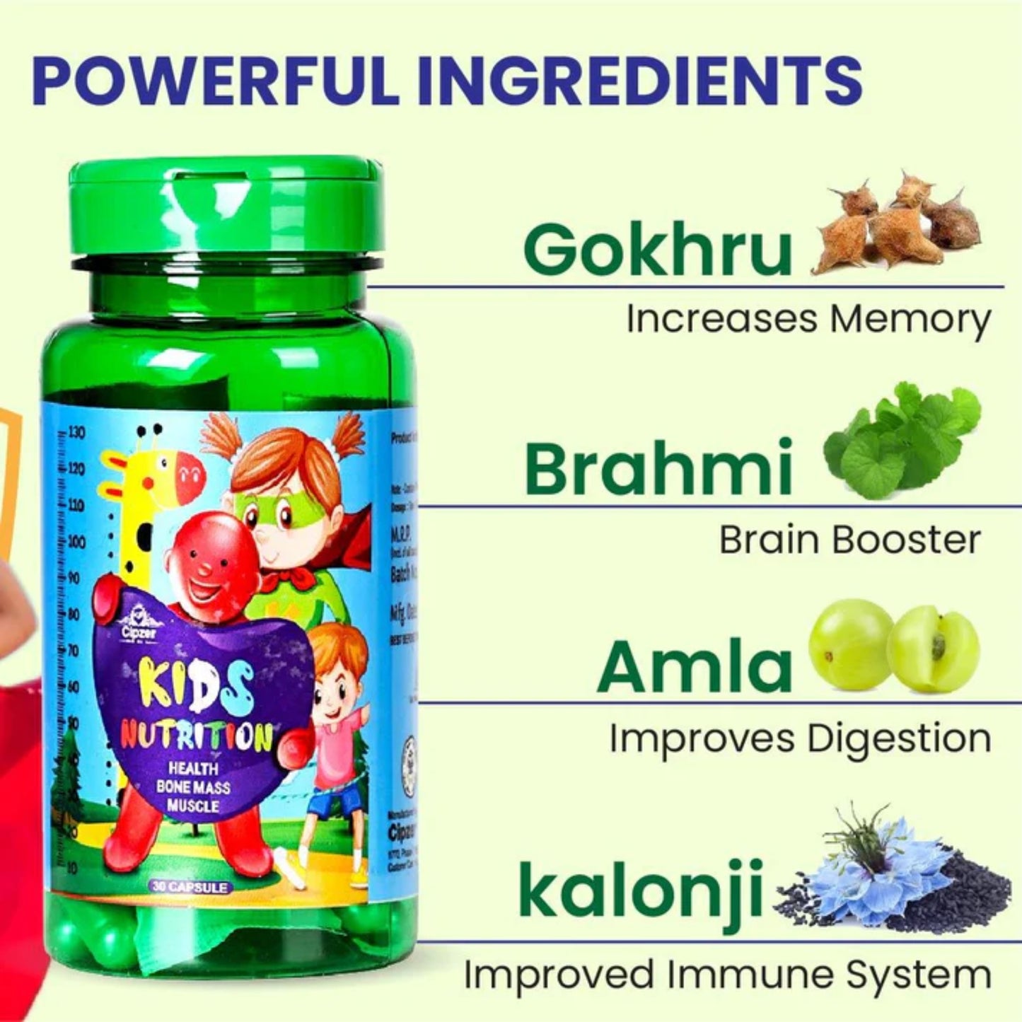 Cipzer Kids Nutrition Capsules - Distacart