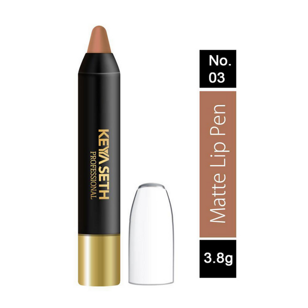Keya Seth Aromatherapy Professional Matte Lip Pen - Duskey Nude - Distacart