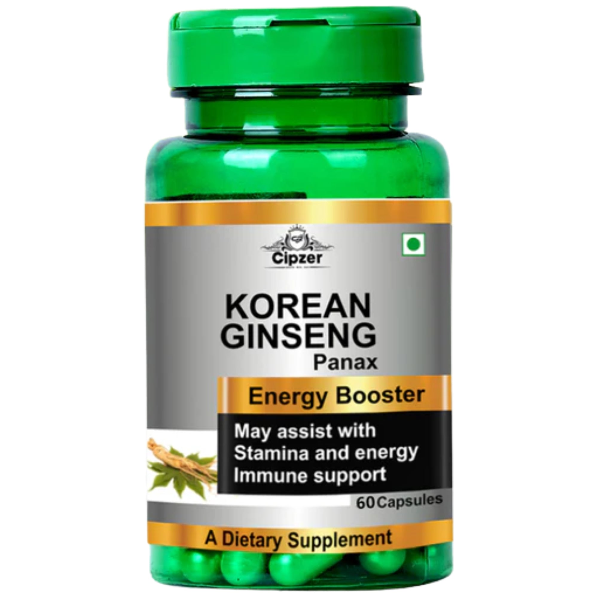 Cipzer Korean Ginseng Capsules - Distacart