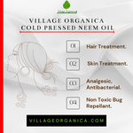 Thumbnail for Village-Organica Cold Pressed Neem Oil - Dista