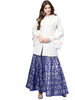 Ahalyaa Women's Traditional Wea Co-ods - White - Distacart