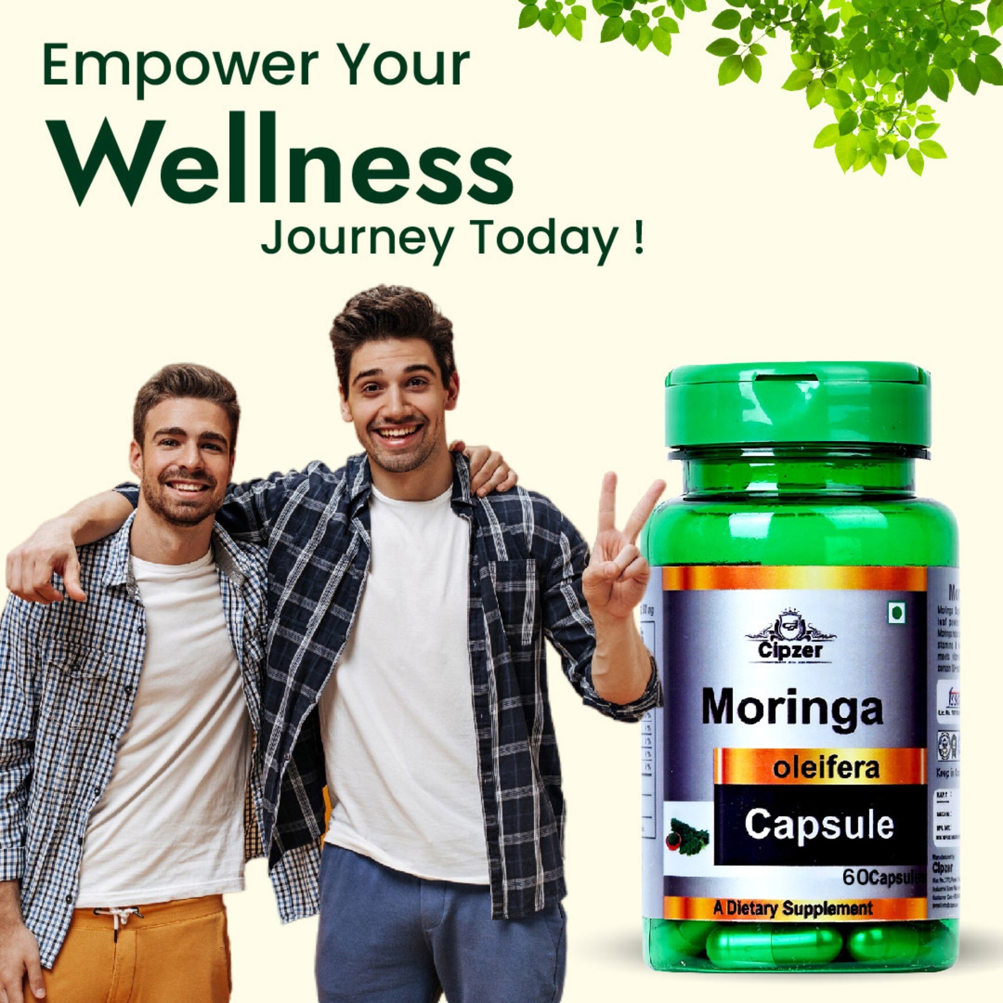 Cipzer Moringa Oleifera Capsules - Distacart