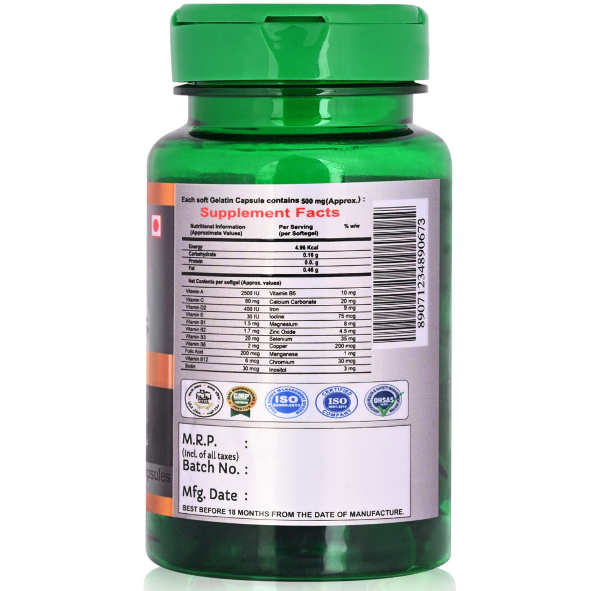 Cipzer Multivitamins Capsules - Distacart