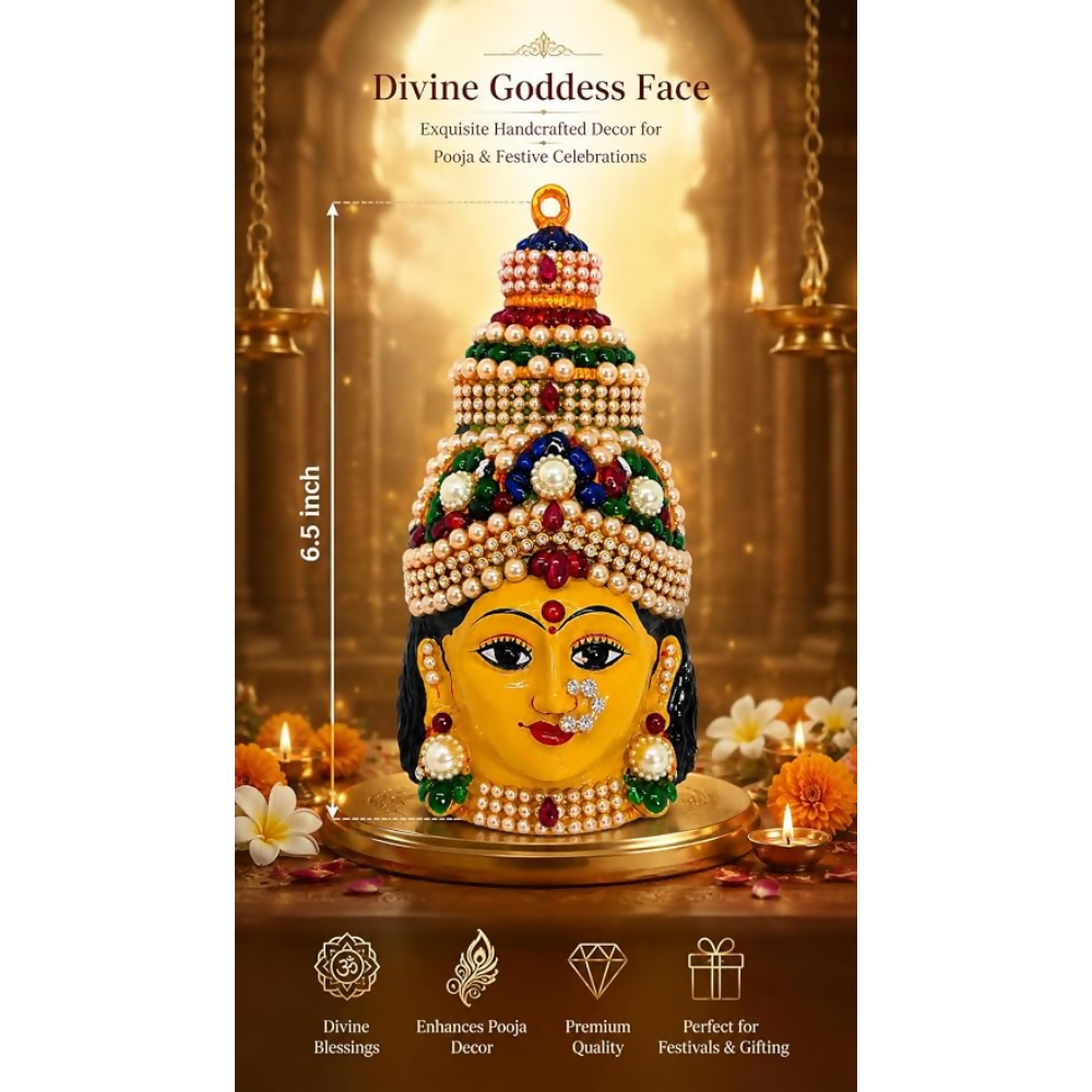 pmw - Decorated Gowri Face for Varalakshmi Pooja - Dista