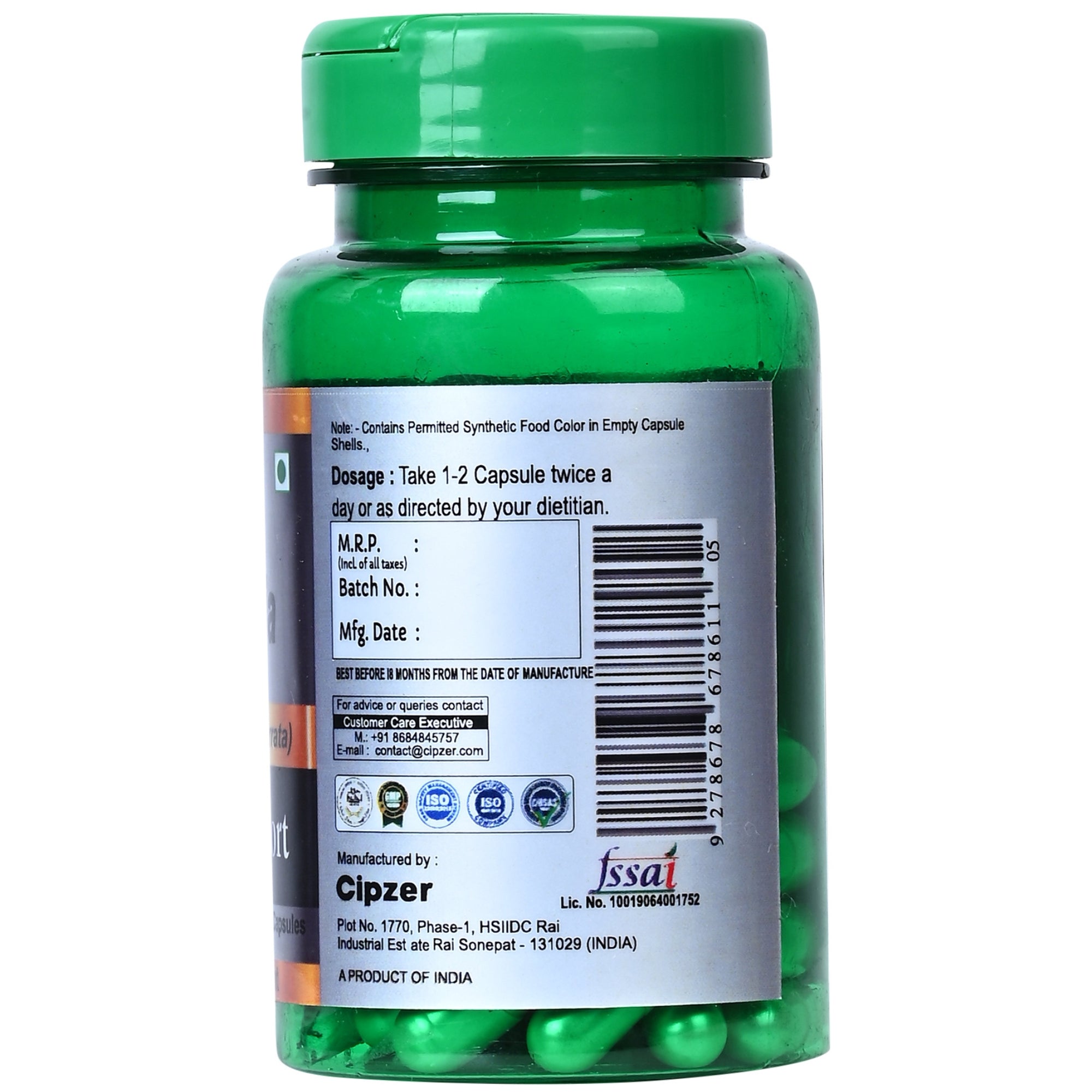 Cipzer Noni Capsules - Distacart
