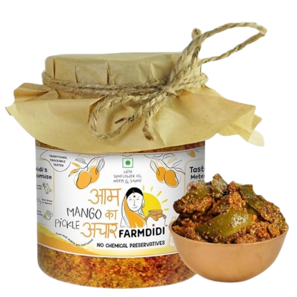 FarmDidi Mango Pickle - Tangy & Salty - Distacart