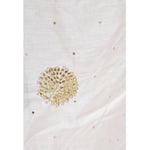 Thumbnail for A R Silk Women's Zari Embroidery Pure Tussar Silk Light Golden Dupattas and Chunnis