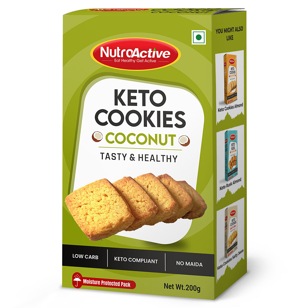 NutroActive Coconut Keto Cookies - Distacart