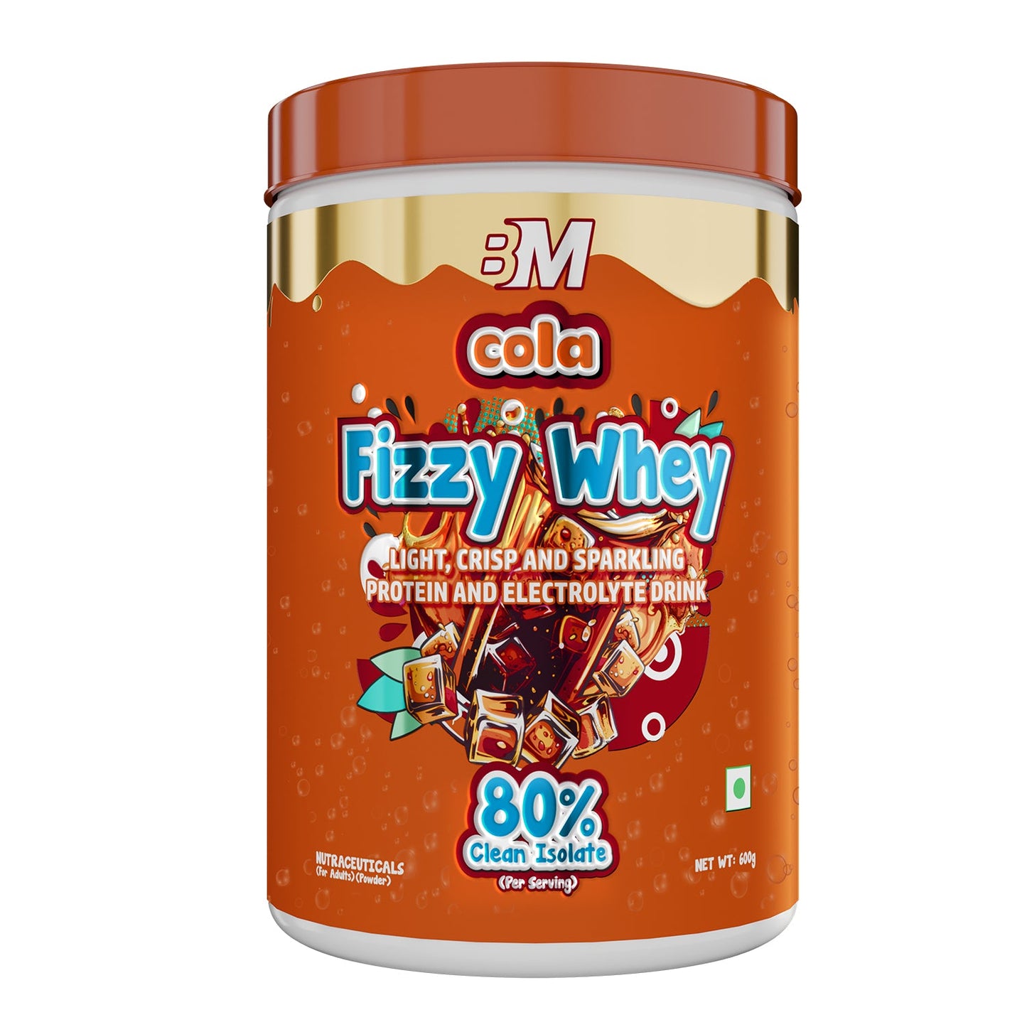 Big Muscles Nutrition Fizzy Whey & Shaker Combo - Distacart