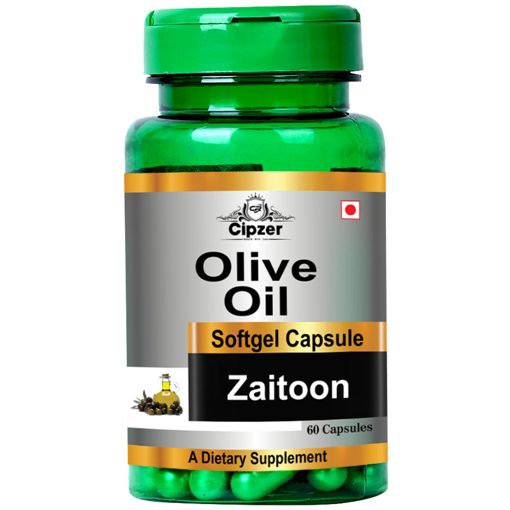 Cipzer Olive Oil Softgel Capsules - Distacart