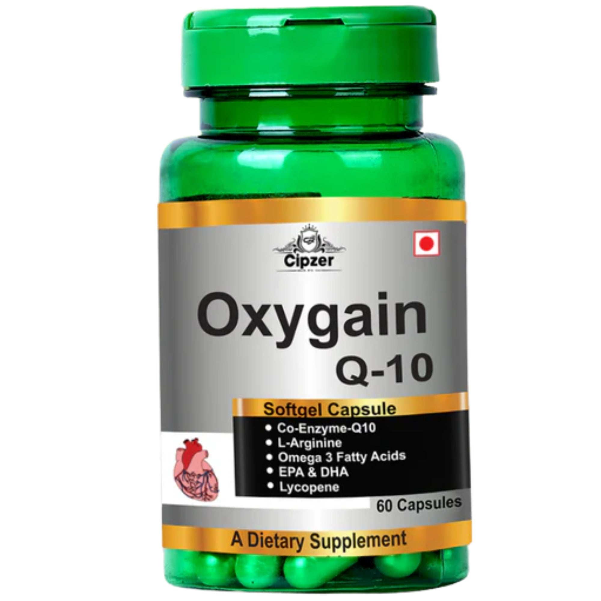Cipzer Oxygain Q-10 Softgel Capsules - Distacart