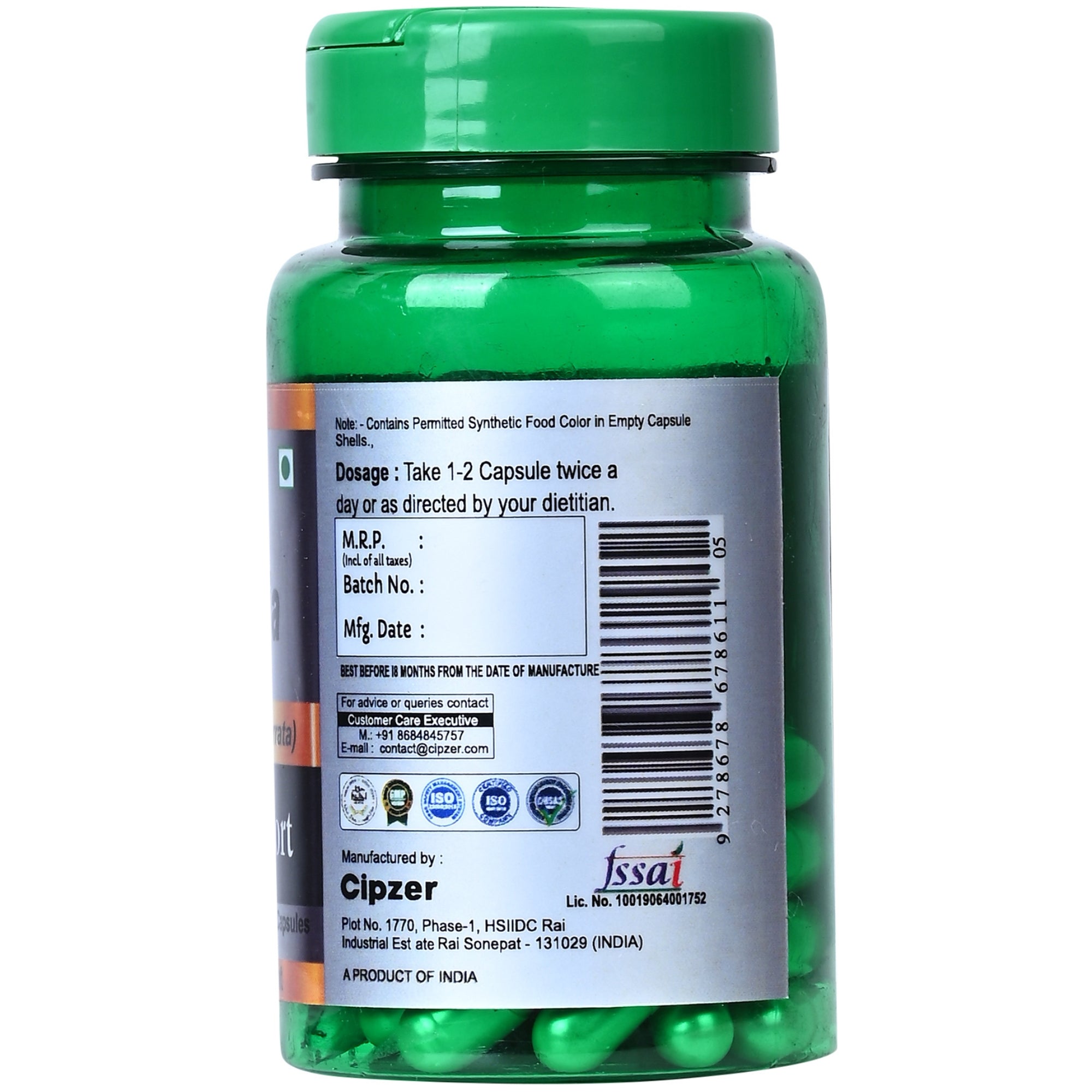 Cipzer Oxygain Q-10 Softgel Capsules - Distacart