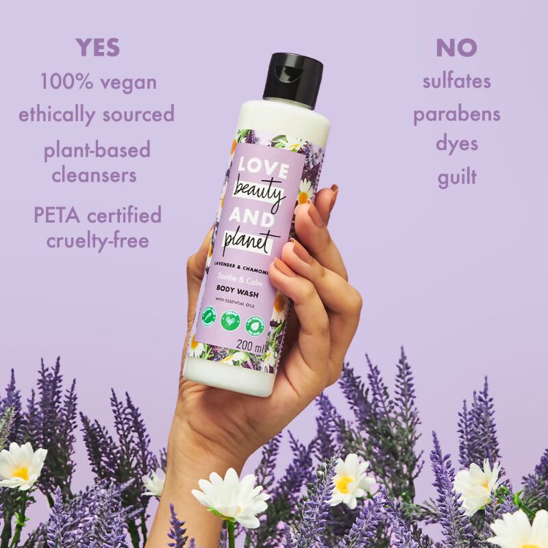 Love Beauty And Planet Lavender & Chamomile Calming Body Wash - Distacart