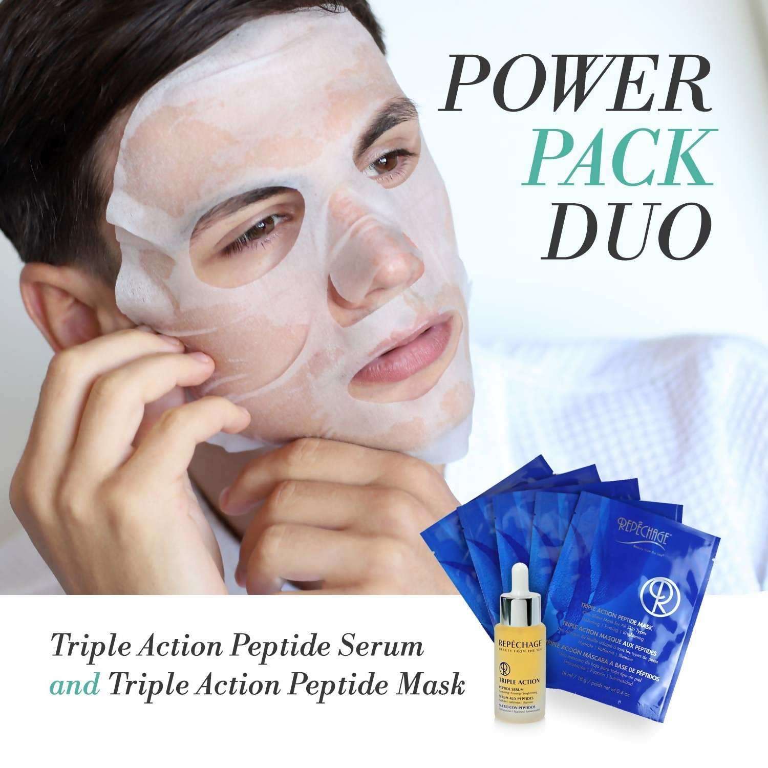 Repechage Triple Action Peptide Face Serum - Distacart