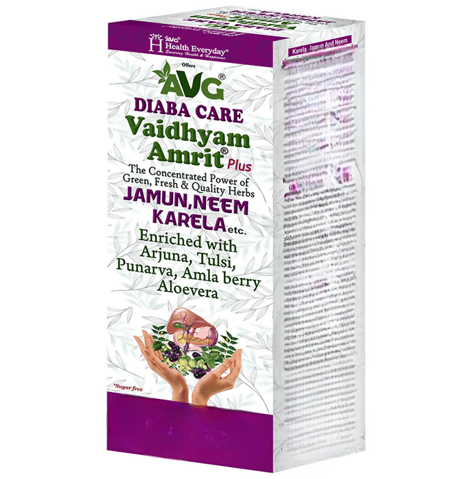AVG Diaba Care Vaidhyam Amrit Plus - Distacart