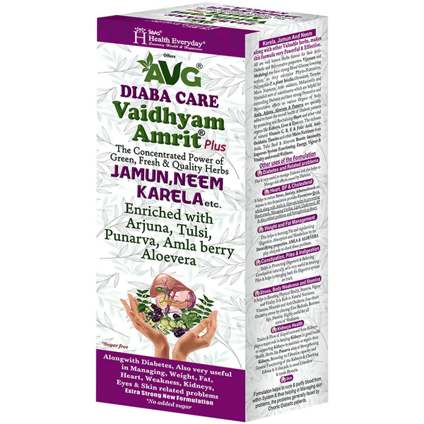 AVG Diaba Care Vaidhyam Amrit Plus - Distacart