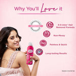 Thumbnail for VI-JOHN Feather Touch Dermatologically Tested Rose & Alevera Hair Removal Spray For Women