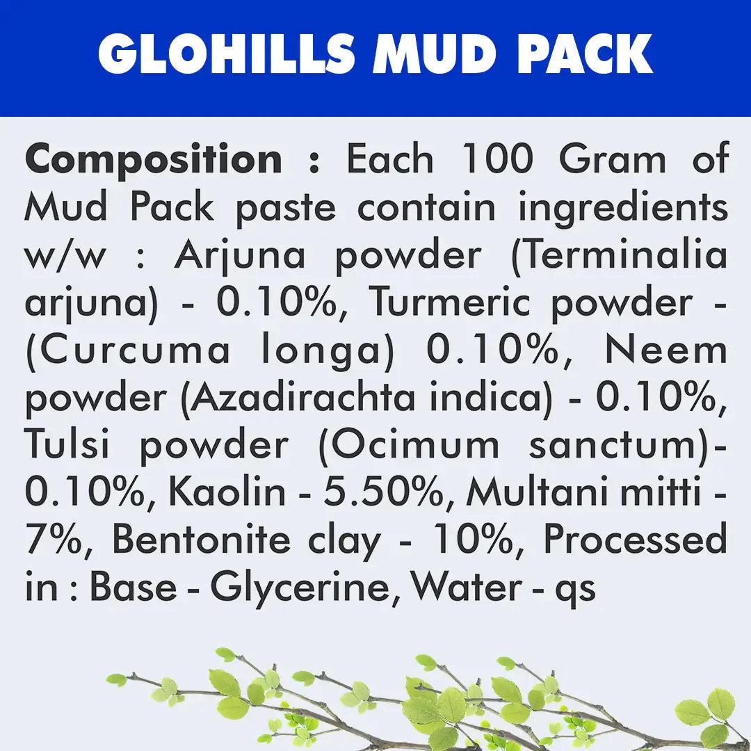 Herbal Hills Glohills Mud Pack - Distacart