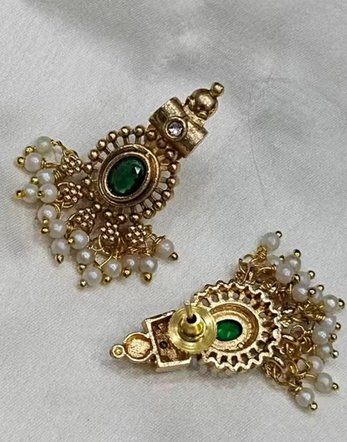 Jewel City Traditional Handcrafted Gold-Plated Temple Jewelry – Ethnic Bridal Necklace Set for Weddings, Parties and Festivals - Distacart