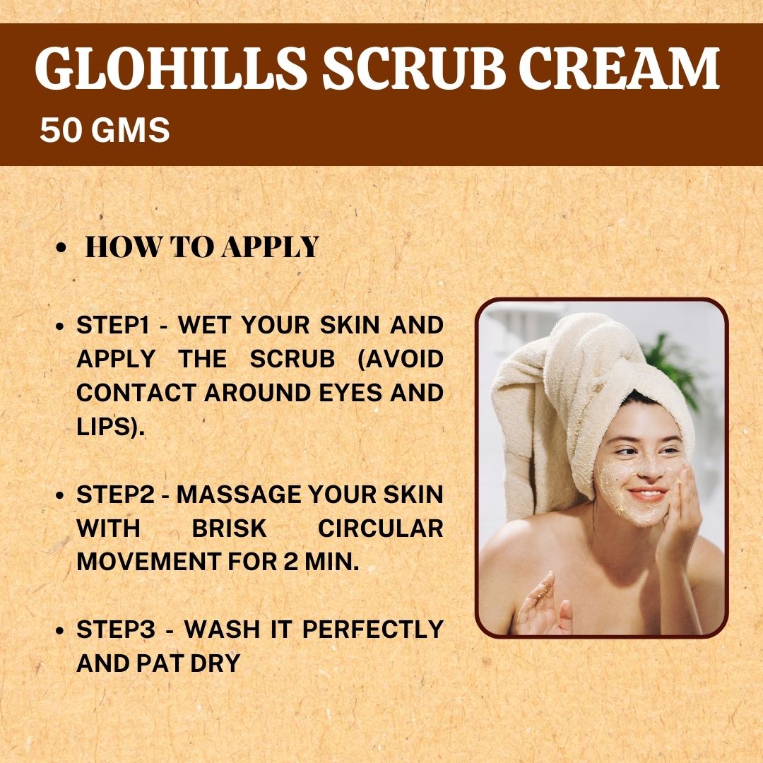 Herbal Hills Glohills Scrub Cream