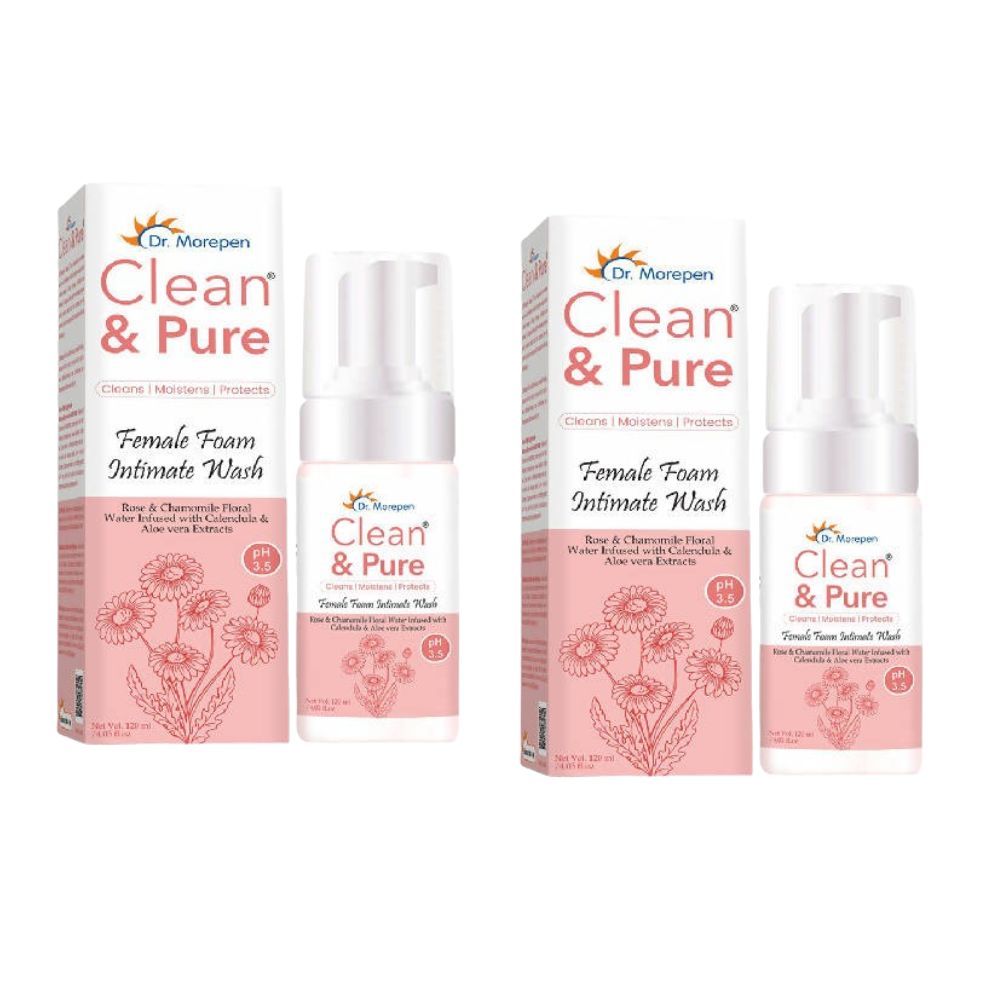 Dr. Morepen Clean & Pure Intimate Female Foam Wash - Distacart