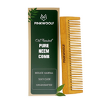 Thumbnail for Pink Woolf Neem Wooden Comb for Men - Dista