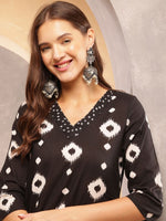 Thumbnail for Anouk Women Printed Regular Pure Cotton Kurta with Trousers & With Dupatta