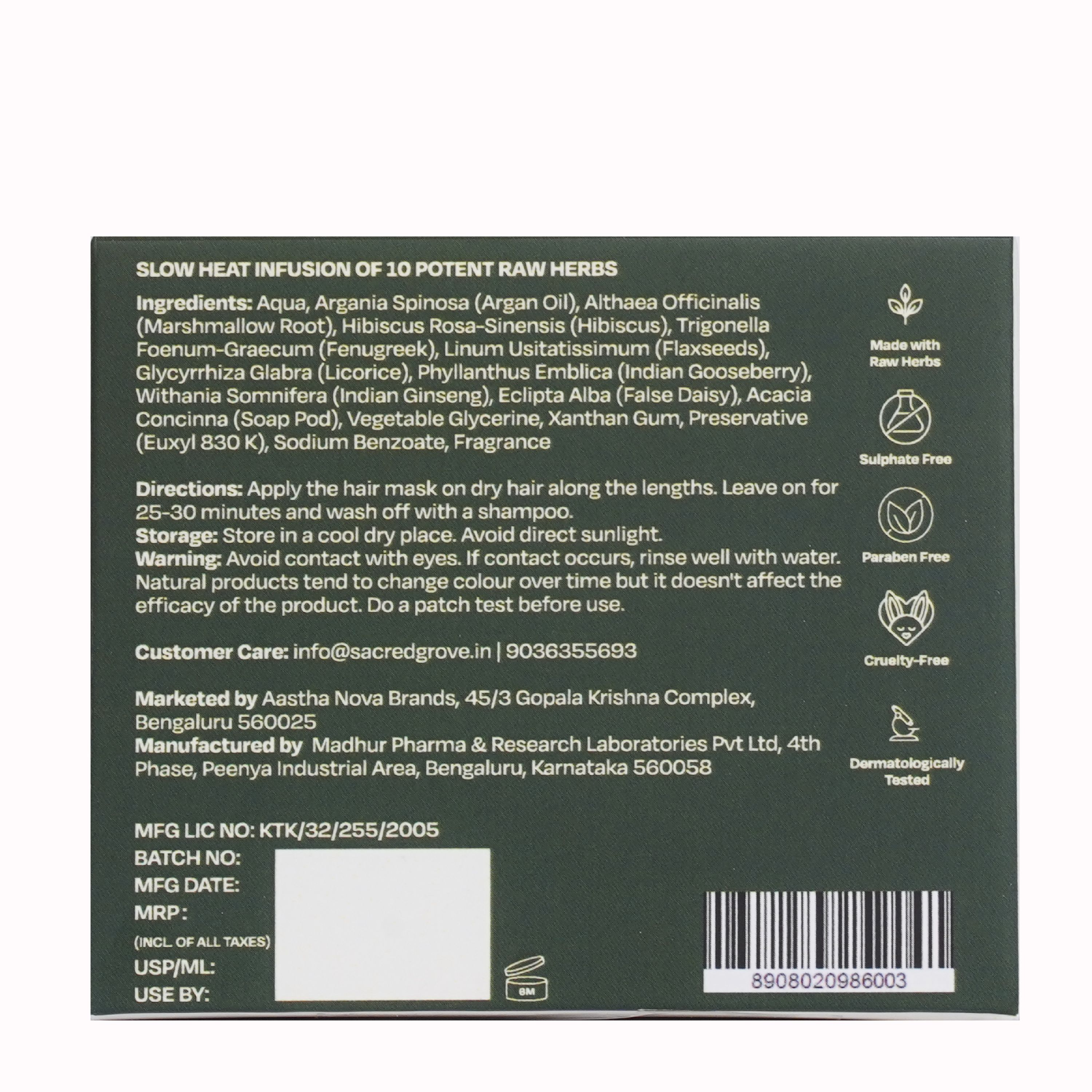 Sacred Grove Condition Cleanse Repair