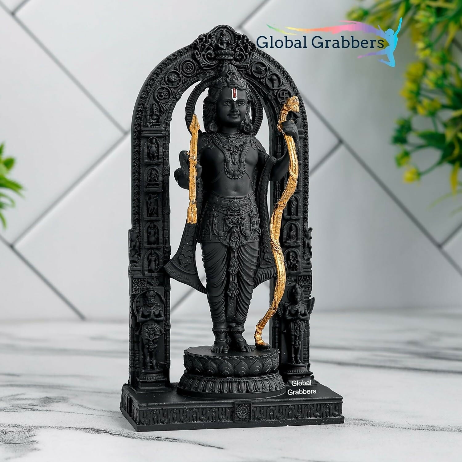 Global Grabbers Polyresin 3D Ram Lalla Ayodhya Idol - Distacart