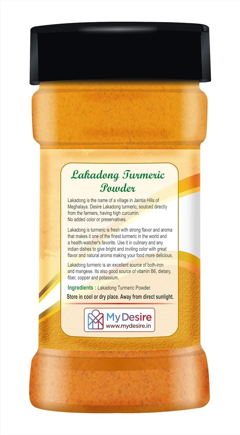 Desire Lakadong Turmeric Powder - Distacart