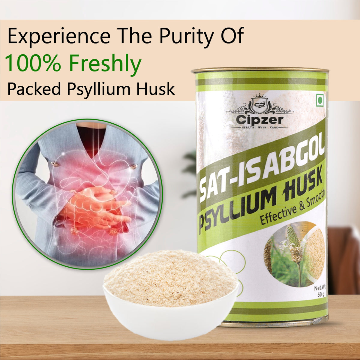 Cipzer Sat-Isabgol Psyllium Husk - Distacart