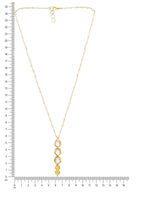 Thumbnail for Ruby Raang Yellow Citrine Kundan Necklace