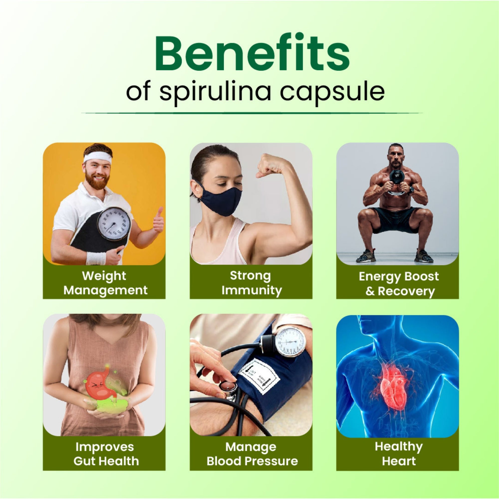 Cipzer Spirulina Capsules - Distacart