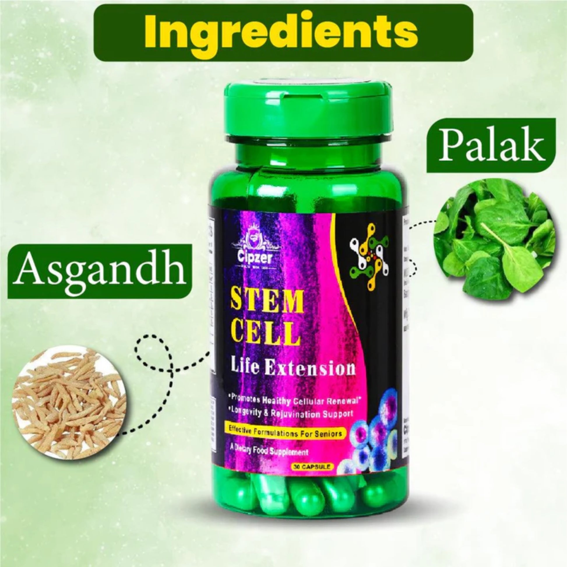 Cipzer Stem Cell Capsules - Distacart