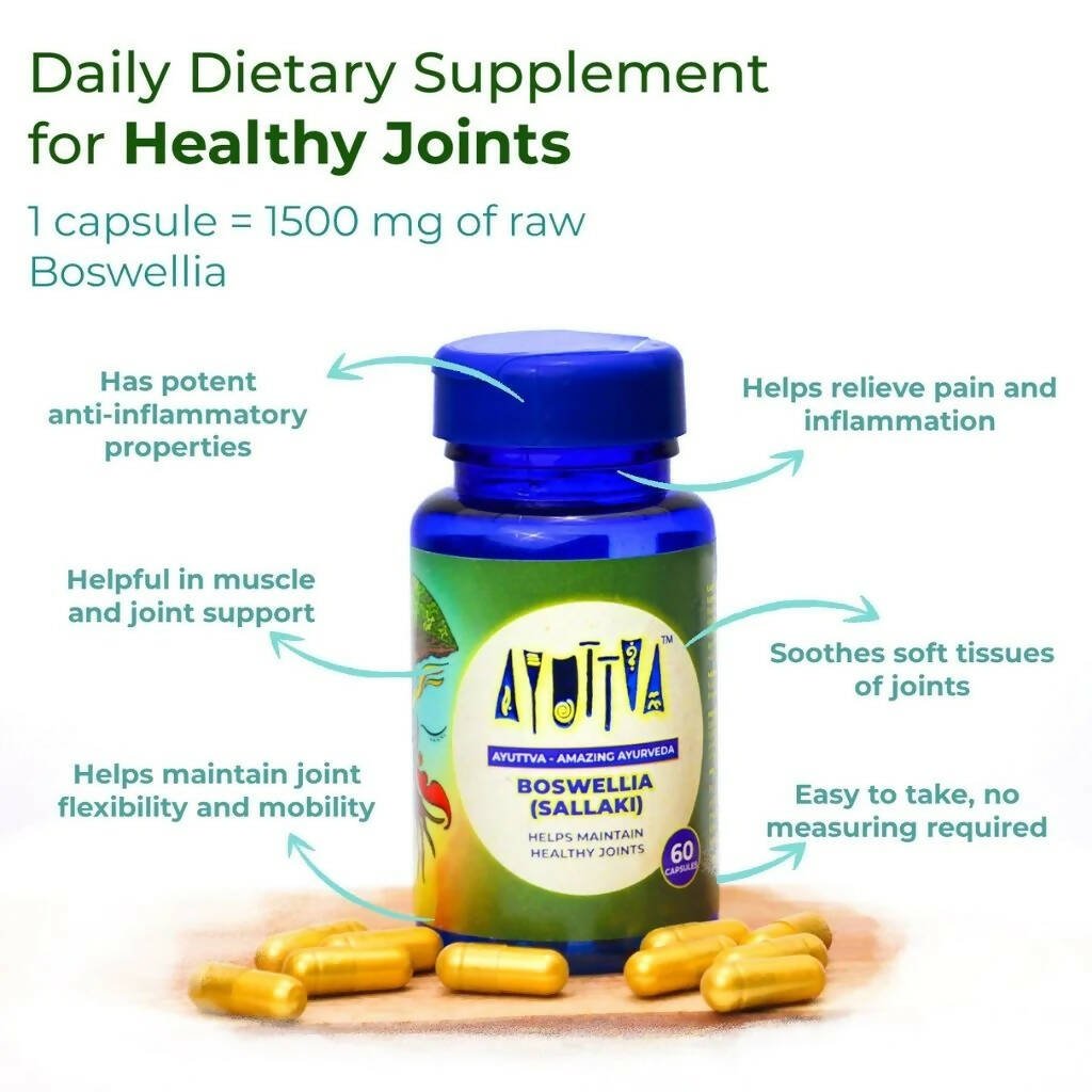 Ayuttva Boswellia Capsules - Distacart