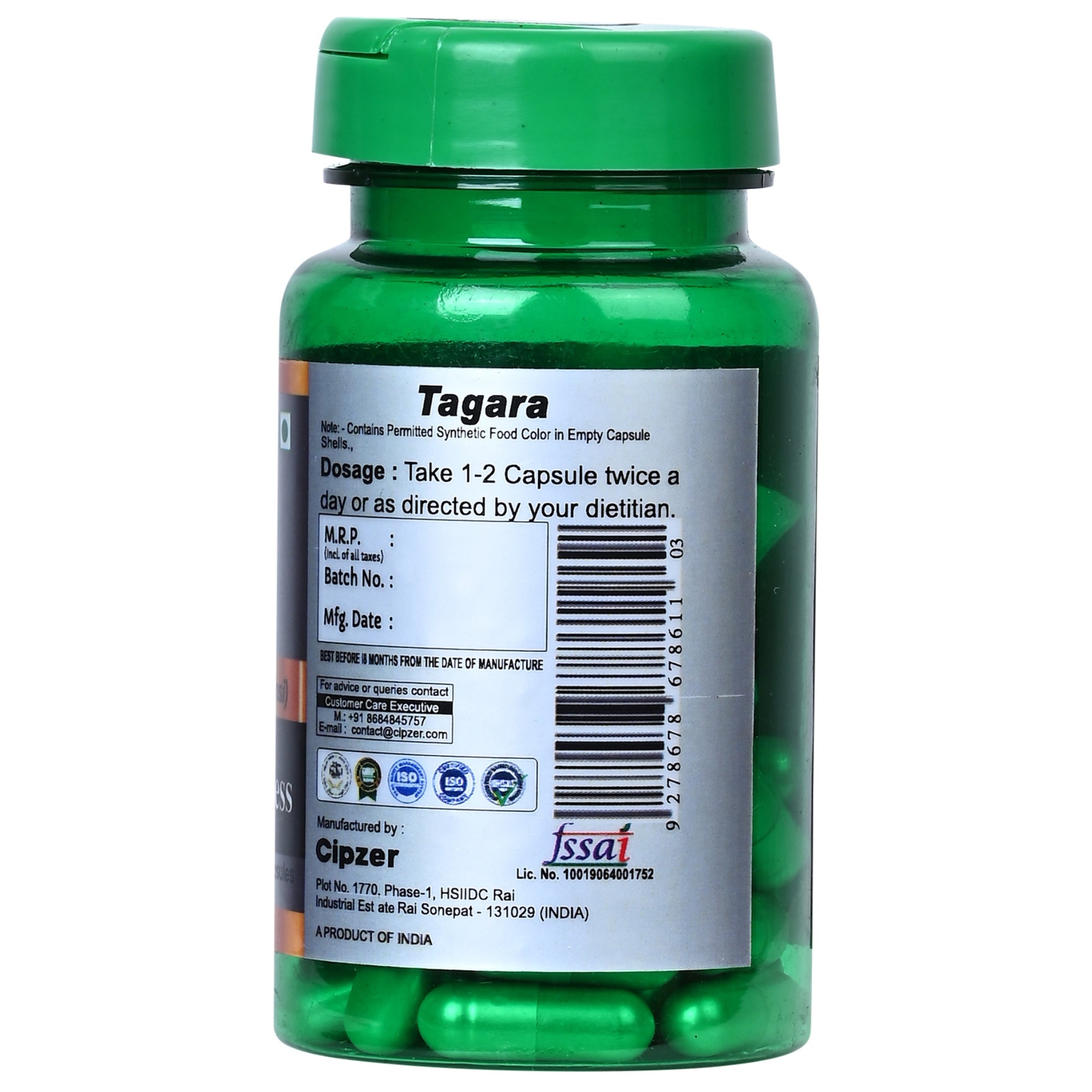 Cipzer Tagara Capsules - Distacart