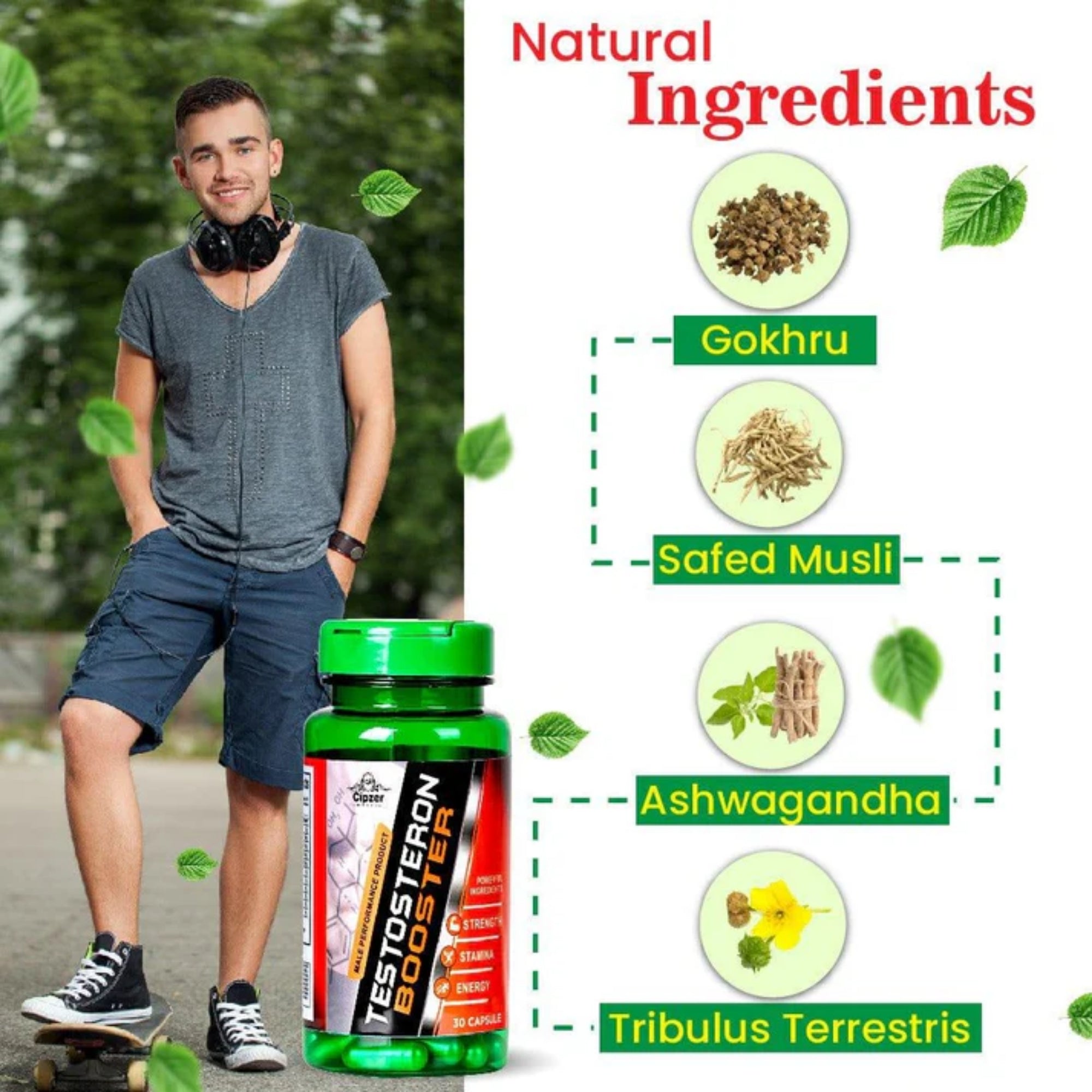 Cipzer Testosterone Booster Capsules