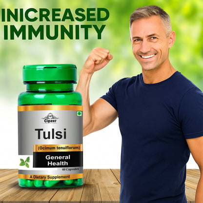 Cipzer Tulsi Capsules - Distacart