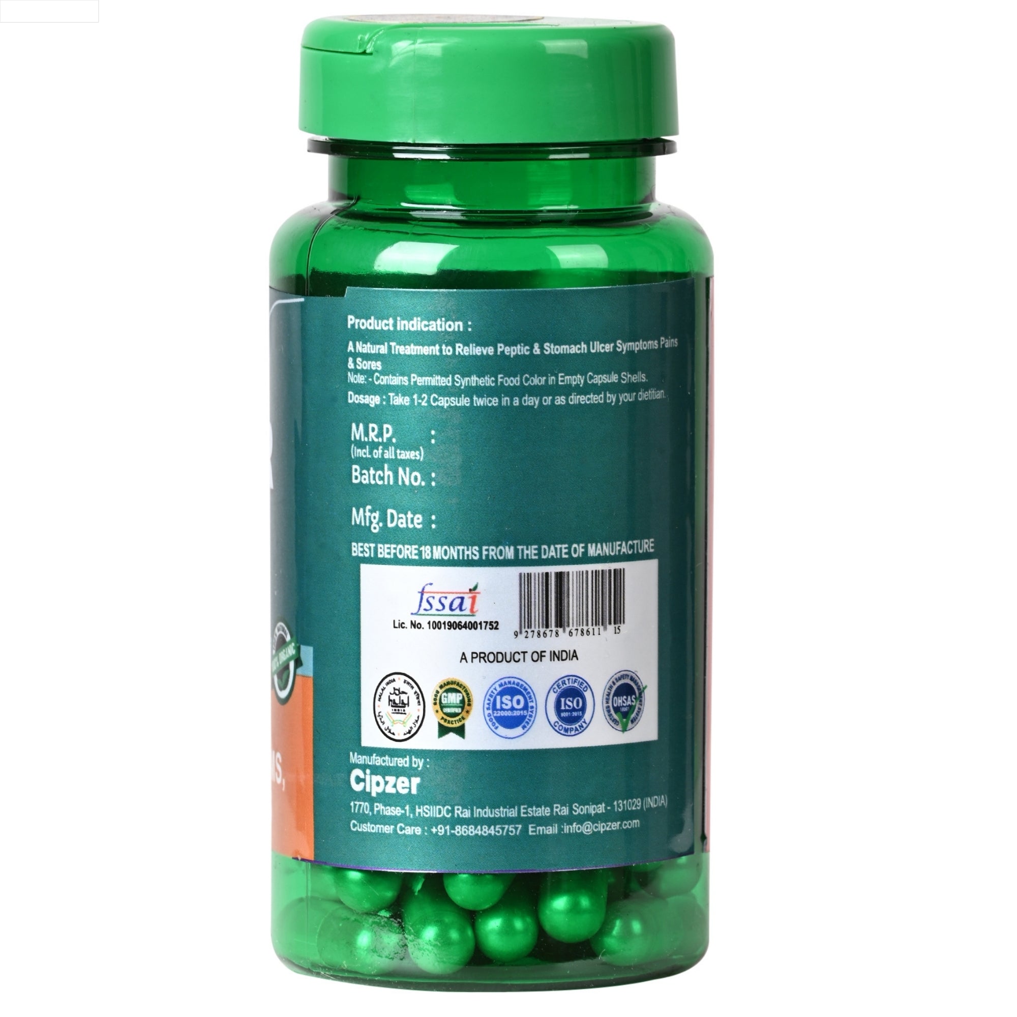 Cipzer Ulcer Care Capsules
