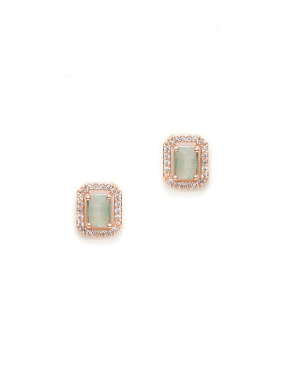 stone stud (mint green ) - Ruby Raang - Distacart