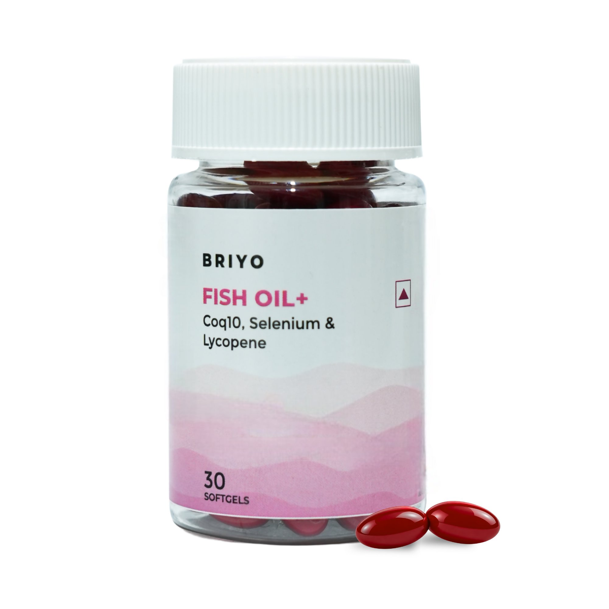 Briyo Fish Oil 55% Omega 3 With Coq10, Lycopene & Selenium Capsules